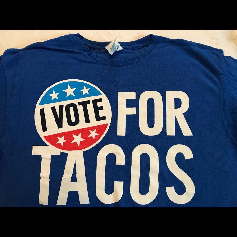 I VOTE FOR TACOS T-SHIRT